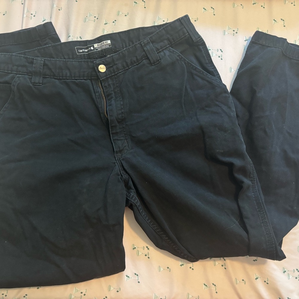 Carhartt Men's Black Cargo Pants